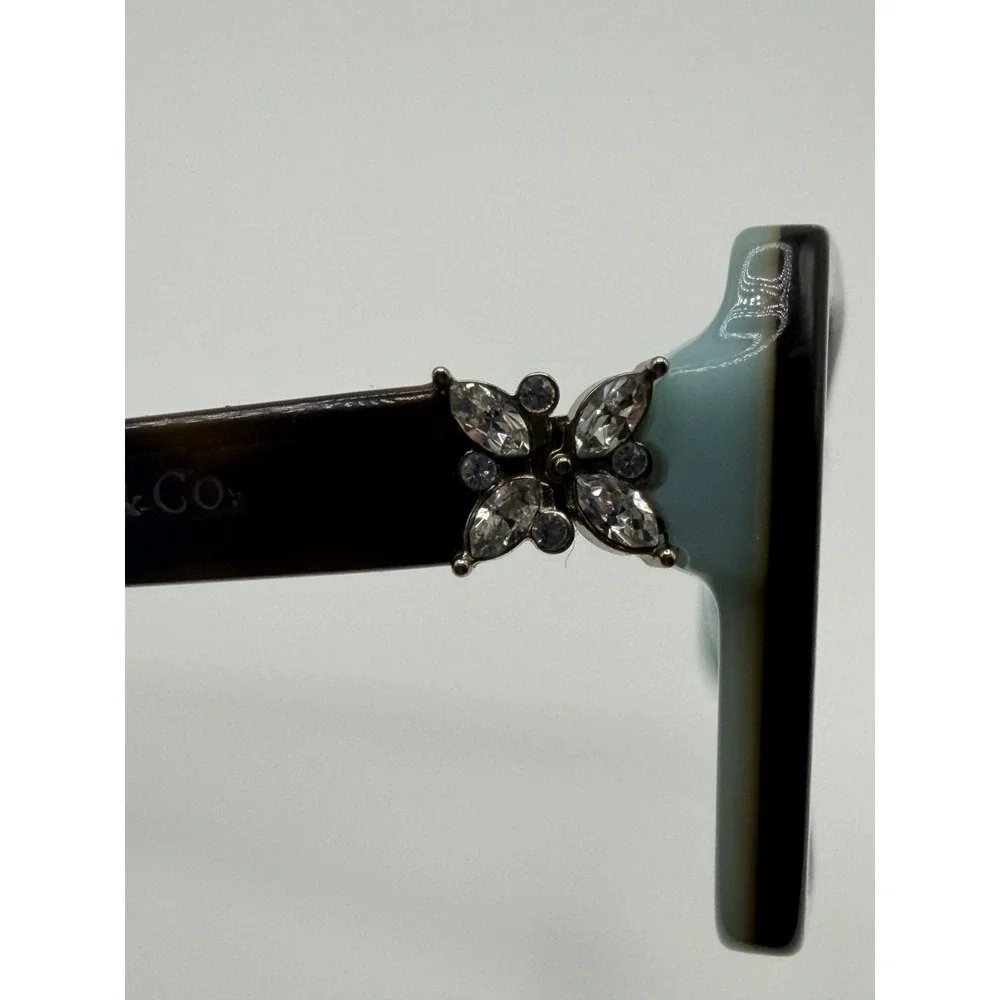 READ- Tiffany Co Eyeglasses Frames Only Womens Full Rim 53•16•140 Made in Italy